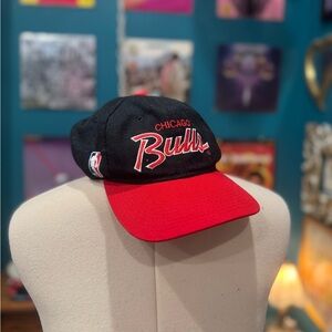 Vintage 90’ Chicago Bulls Hat Cap SnapBack Sports Specialties Double Line Script